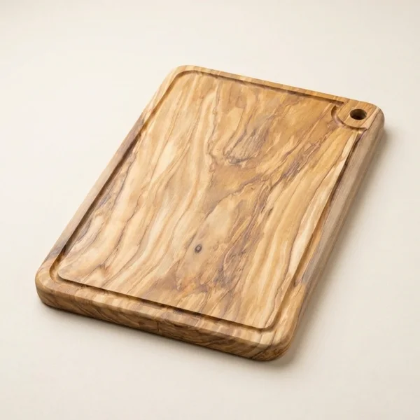 Alba Olive Wood Carving Board with Juice Groove