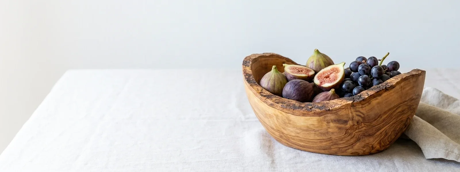 One Olive Trunk, One Bowl, and a Rim the Tree Grew Itself